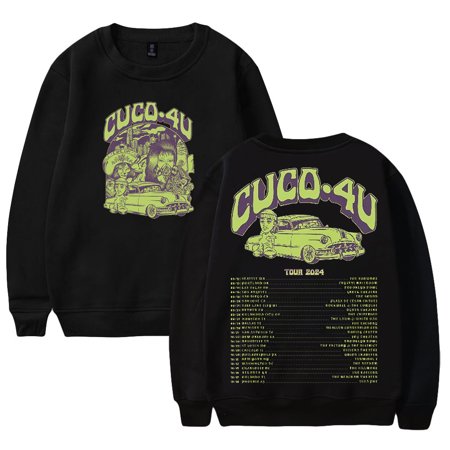 Cuco 4U Tour 2024 Merch Long Sleeve Streetwear Women Men Hip Hop Sweatshirts