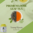 thumbnail image 2 of McCoy Teas Young Hyson Green Tea Loose Leaf Smooth & Refreshing Brew, 100g Can, 2 of 6