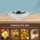 thumbnail image 1 of unbranded Sartén Wok Para De Cocina Con Asas Antideslizantes Y Ligero Plata, 1 of 6