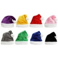 thumbnail image 4 of Adult Christmas Hat Unisex Velvet Cozy Thickened Classic for Christmas New Year Parties, 4 of 5