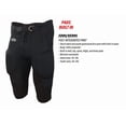 thumbnail image 2 of Pantalones de Fútbol Americano Rawlings Graphite 3XL con Acolchado para Adultos, 2 of 2