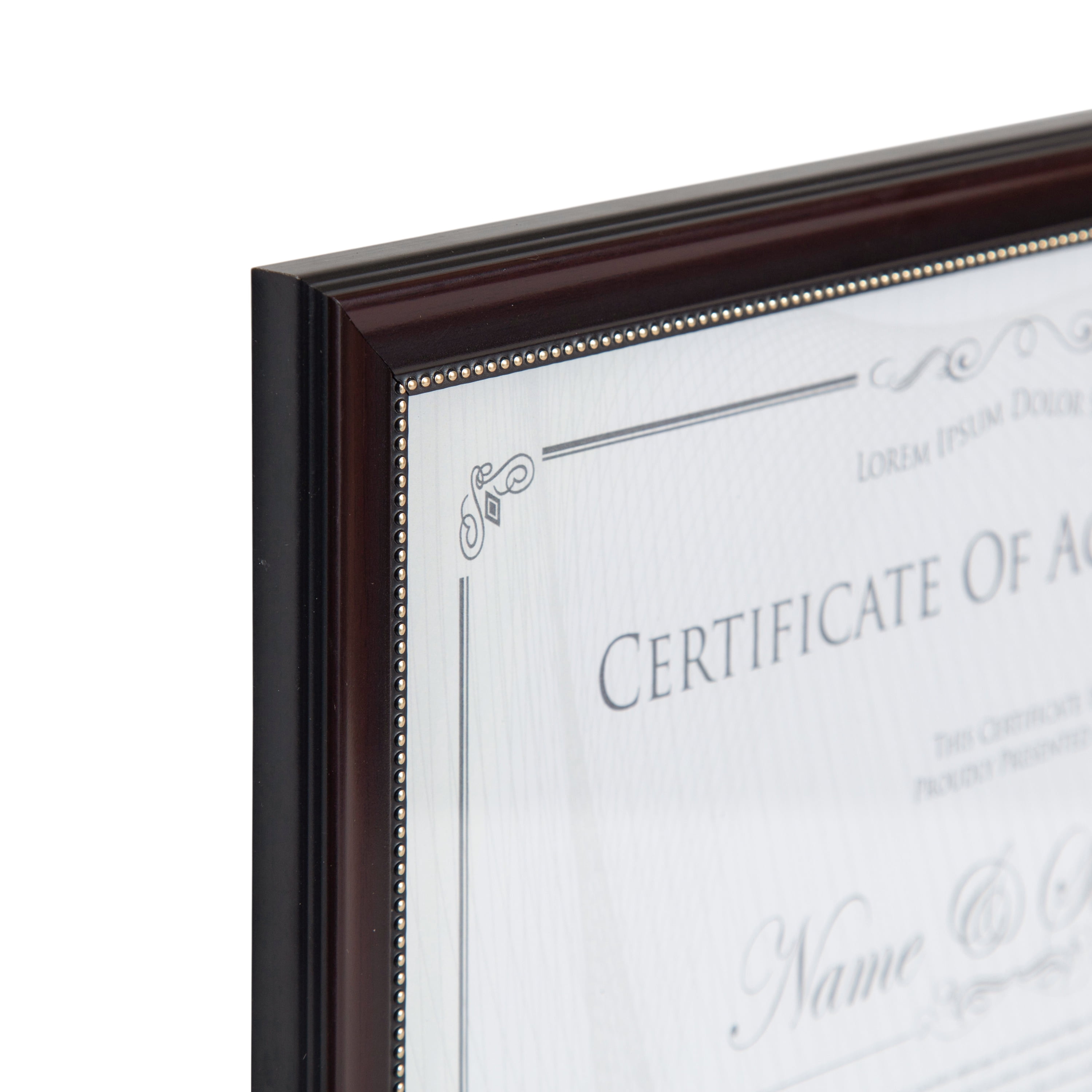 DesignOvation 8.5x11 Mahogany Document Certificate Picture Frame