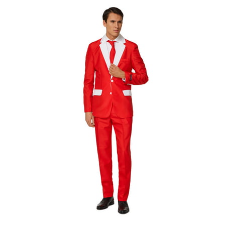 Suitmeister Men's Santa Outfit Christmas Suit