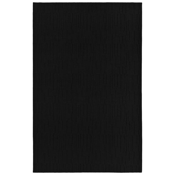Garland Rug Brentwood Pixel Black Indoor Area Rug, 6' x 9'