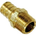 thumbnail image 3 of Watts PEX LFP-711 Male Red Adapter 3/4-Inch Barb x 1/2-Inch Male Pipe Low-Lead, Brass, 3 of 3