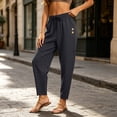 thumbnail image 5 of Sevevn Women’s High-Waisted Ankle-Length Tapered Pants Versatile Casual & Work Trousers with Side Pockets, 5 of 7