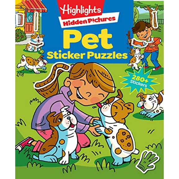 Pre-Owned Pet Sticker Puzzles (Highlights™ Sticker Hidden Pictures®) (Paperback) 1629798428 9781629798424