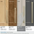 thumbnail image 4 of Amerock Faircrest 10-1/16 inch (256mm) Center-to-Center Golden Champagne Cabinet Pull, 4 of 7