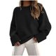 thumbnail image 1 of Camisas de Manga Larga de las Mujeres Estampado Étnico Cuello Redondo Blusa Casual para Diario, 1 of 3