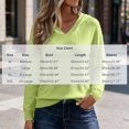 thumbnail image 4 of Szhihuiw Women's Lightweight Sweaters Fall Fashion Solid Color Long Sleeve Knit Hooded Sweater Business Casual Tops for Women, 4 of 9