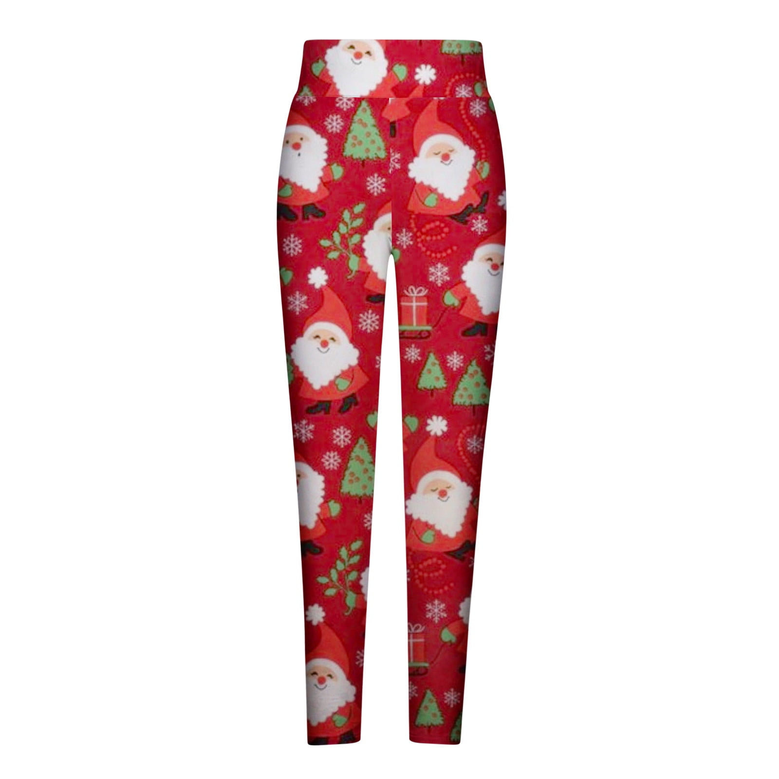 TopLLC Women s Ugly Christmas Holiday Leggings Womens Fashion Casual Christmas Printed Tight Leggings High Waist Long Pants Plus Size Leggings Walmart