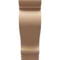 thumbnail image 2 of 3"W x 6"D x 9"H Classic Scroll Rough Cedar Woodgrain TimberThane Corbel, Primed Tan, 2 of 6