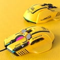 thumbnail image 5 of Hmhnsya G6 Wired RGB Ergonomic Gaming Mouse, 12 Programmable Buttons, 5 of 8