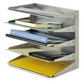 thumbnail image 3 of SteelMaster Soho Horizontal Organizer, Letter, Five Tier, Steel, Silver -MMF26425L050, 3 of 4