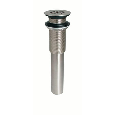 Keeney K820-74BN Open Grid Bathroom Sink Drain without Overflow, Brushed Nickel