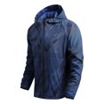 thumbnail image 2 of SWSMCLT Men's Lightweight Hooded Jackets Windbreaker Geometric Fall Spring Track Full Zip Casual Outdoor Camping Basic Blue 42, 2 of 4