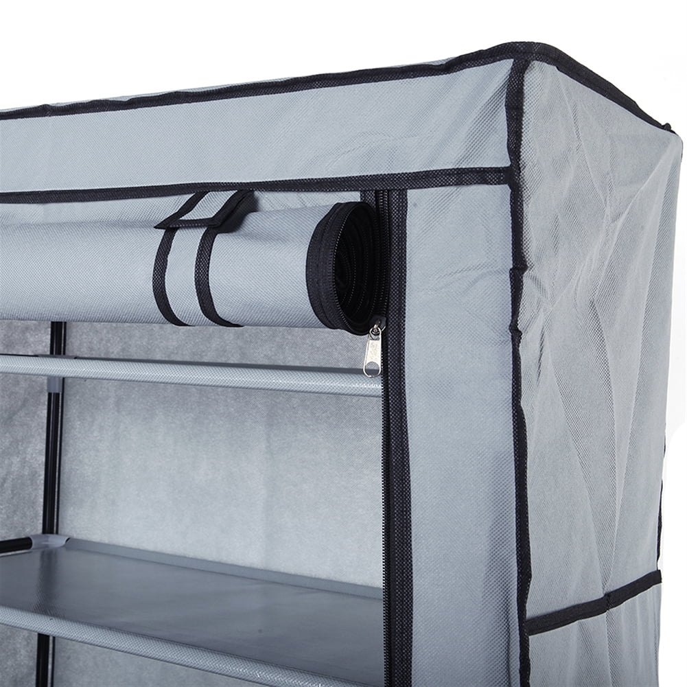 Private Jungle Fabric Shoe Cabinet 10-Layers 9 Lattices Non-Woven Cabinet Shoe Rack Shoe Storage Organizer Tower,Gray Private Jungle Fabric Shoe Cabinet 10-Layers 9 Lattices Non-Woven Cabinet Shoe Rack Shoe Storage Organizer Tower,Gray
