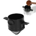 thumbnail image 1 of Paperless Coffee Maker Filter, Pour Over Coffee Filter Space Saving Safe Handle Stainless Steel Heat  Portable  For Traveling, 1 of 8