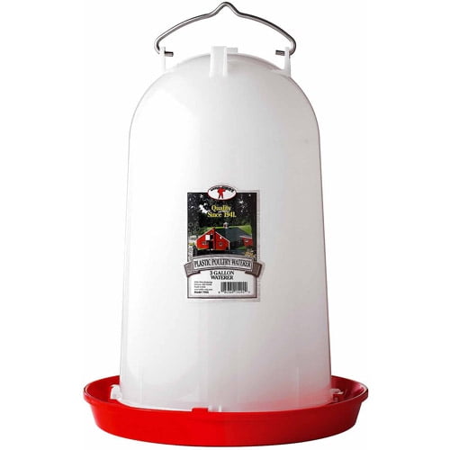 Little Giant 7906 3 Gallon Hanging Poultry Waterer Walmart Com