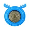 thumbnail image 3 of Bolas de hierba gatera juguete de plástico para gatos forma de cabeza de perro reemplazable suministros para mascotas azul 20 piezas, 3 of 4