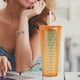 thumbnail image 3 of Vaso Textura cadena doble pared 700 ml con popote Tornasol Naranja, 3 of 5