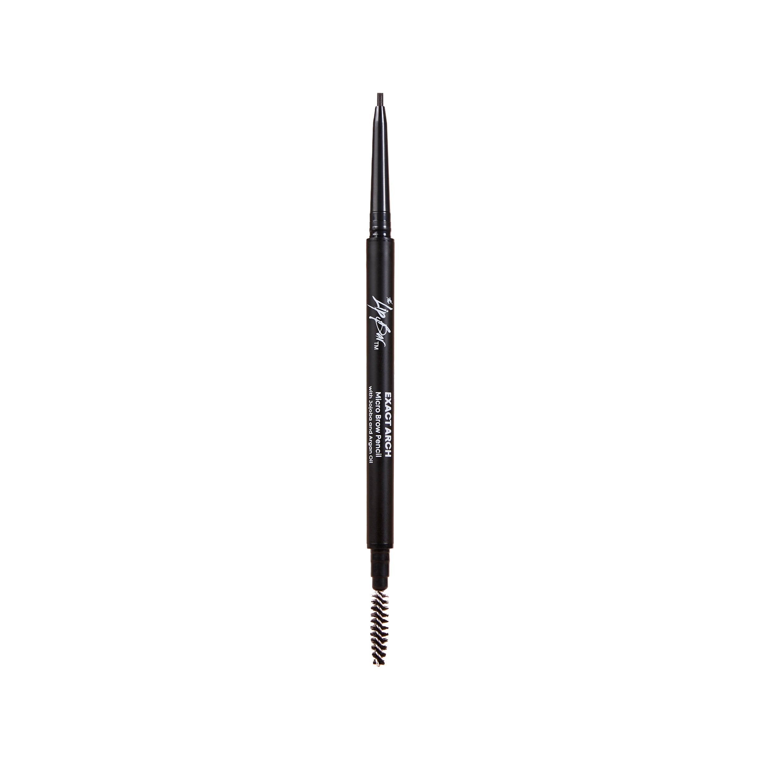 (2 pack) The Lip Bar Exact Arch Micro Brow Pencil Black-Brown, Fine Tip, Vegan