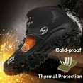 thumbnail image 4 of Men's work boots Waterproof Hiking Boots,thermal Leather Ankle Snow Boots for Outdoor Climbing, Trekking, Backpacking, and Trekking, 4 of 9