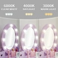 thumbnail image 2 of CazToi Princess Vanity Set Wooden Makeup Table with Lighted Mirror Stool & Storage Drawer, 2 of 6
