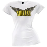 Nirvana Women's Juniors Wings Short Sleeve T Shirt