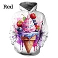 thumbnail image 3 of Sudadera con capucha con estampado de helado, sudadera con gráficos en 3D para hombre, sudadera de moda de otoño e invierno para niños, sudadera con capucha informal, ropa para mujer, 3 of 5