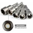 thumbnail image 5 of Dado hexagonal magnético, 10 piezas de dados de impacto de 6-15 mm, juego de dados de llave de vaso hexagonal magnético, herramienta de adaptador de dado de vaso hexagonal magnético de 1/4, 5 of 5