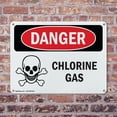 thumbnail image 4 of (2 Pack) Chlorine Gas OSHA Danger Sign 10 Inch X 7 Inch Plastic Sign, Weather Resistant, UV Protected for Workplace, Business, and Construction Site, Made in the USA, 4 of 8