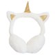thumbnail image 1 of 1 pieza de orejeras de invierno con diseño de unicornio de peluche, cálidas y muflas para los oídos., 1 of 7