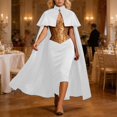 thumbnail image 1 of Court Cape Cloak Elegant Robe with Detachable Shawl Collar for Stage Performance and Everyday Wear, 1 of 4