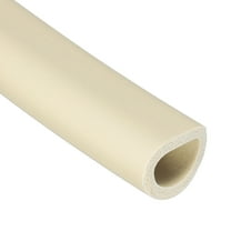 Uxcell 18mm ID x 24mm OD x 1m Long Pipe Insulation Foam Tube Cover Wrap Roll EPDM Tubing, Beige