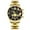 Gold Strap Gold Noodles, variant on Men's Watch Wristwatch Steel Band Calendar Quartz Watch Men's Business Style Pointer Quartz Watch Fashion Trend Personality Creative Men's Watch Wristwatch