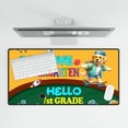 thumbnail image 4 of Back to School Golden Retriever Goodbye Kindergarten Hello 1st Grade Desk Mat Full Keyboard Mouse Pad Goldens Dog Lover Gifts Idea Large Mousepad - 02011, 4 of 5