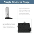 HDGSKBUA SEMX60AC Manual Linear Stage,Cross Roller X Axis Micrometer