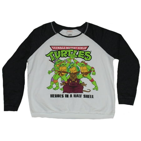 Teenage Mutant Ninja Turtles Girls Juniors Sweatshirt - Splinter & High Five
