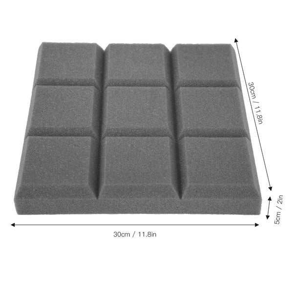 Esponja insonorizante, 6 paneles de absorción de sonido, paneles de espuma acústica, paneles de aislamiento insonorizantes, fiel a su promesa