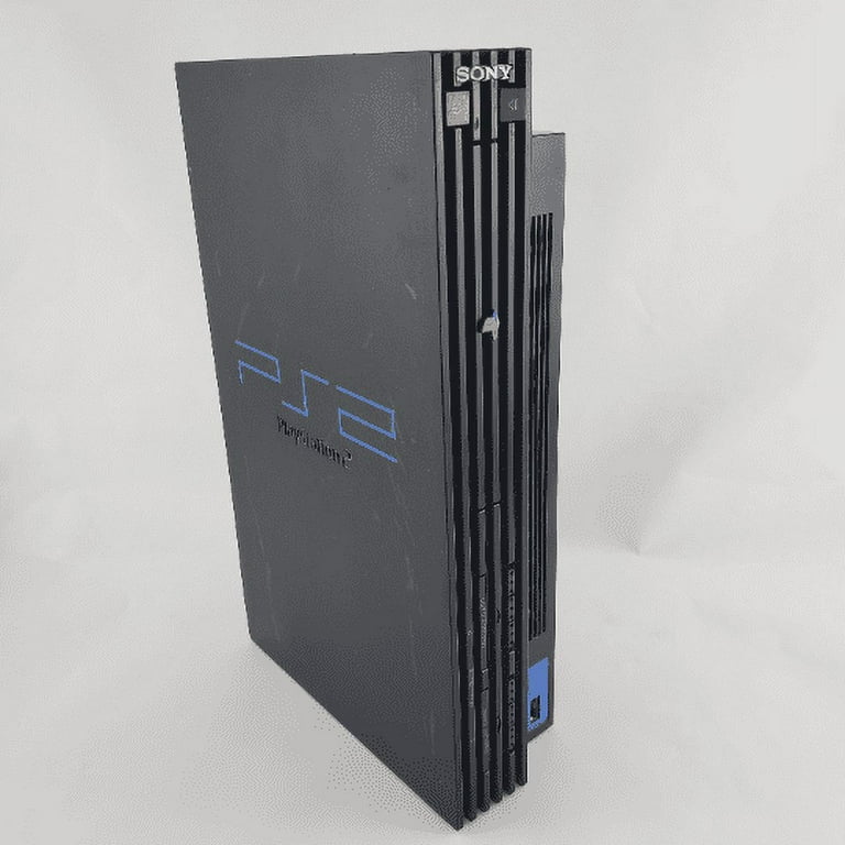 Restored Sony Playstation 2 PS2 Fat Video Game Console Black Controller  Power AV Cables (Refurbished)
