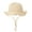 Khaki, variant on Kids Wide Brim Bucket Hat Adjustable Sun Protection Outdoor Cap Size:3-12 Months
