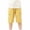 Yellow, variant on Odeerbi 4-12 Years Kids Boys Girls Cargo Shorts Summer Cotton Bermuda Shorts Athletic Sports Shorts Solid Color Cute Shorts