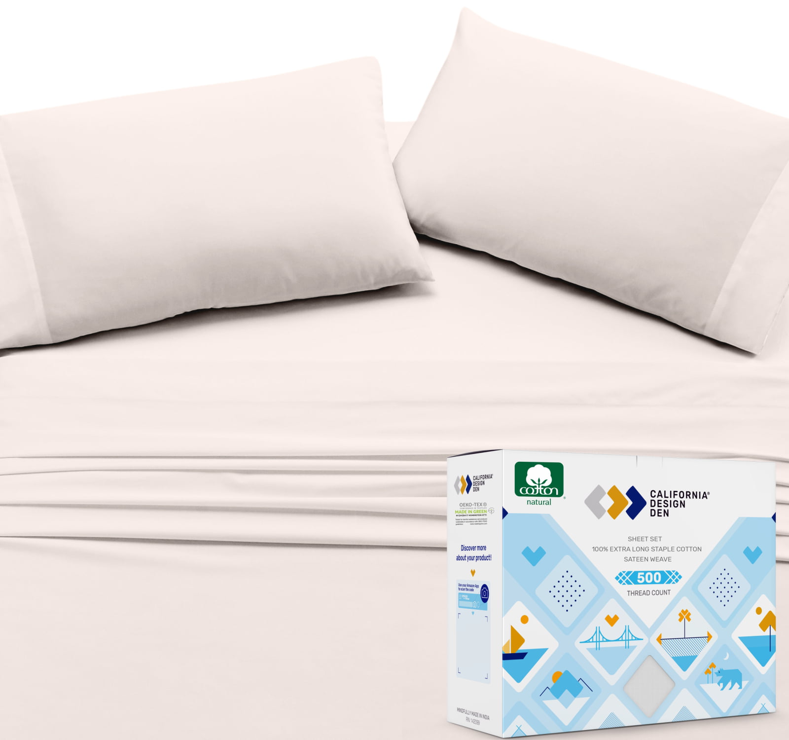 Best Luxury Soft 1200 Thread Count Sheets 100% Combed Cotton Silky Smooth Set 
