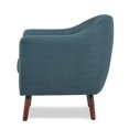 thumbnail image 4 of OakvillePark Vesper Fabric Upholstered Accent Chair, Blue, 4 of 7
