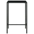 thumbnail image 5 of vidaXL 3 Piece Garden Bar Set with Cushions Poly Rattan Black, 5 of 5