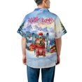 thumbnail image 5 of Hello Welcome Winter The Ski Chinese Shar-Pei Snowy Day Hawaiian Shirt Breathable Summer Unisex Merch Dog Lover - 13013, 5 of 6