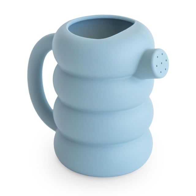 Regadera de silicona Mushie, bañera de silicona, juegos al aire libre para niños pequeños