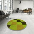 thumbnail image 4 of Ahgly Company Machine Washable Indoor Rectangle Transitional Pistachio Green Area Rugs, 2' x 3', 4 of 7