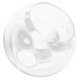 thumbnail image 3 of E27 Dual Opening Glass Globe Lamp Shade Open Neck Transparent Glass Cover Clear Ball Lamp Shade Replacement for Home Industrial Decor, 3 of 3